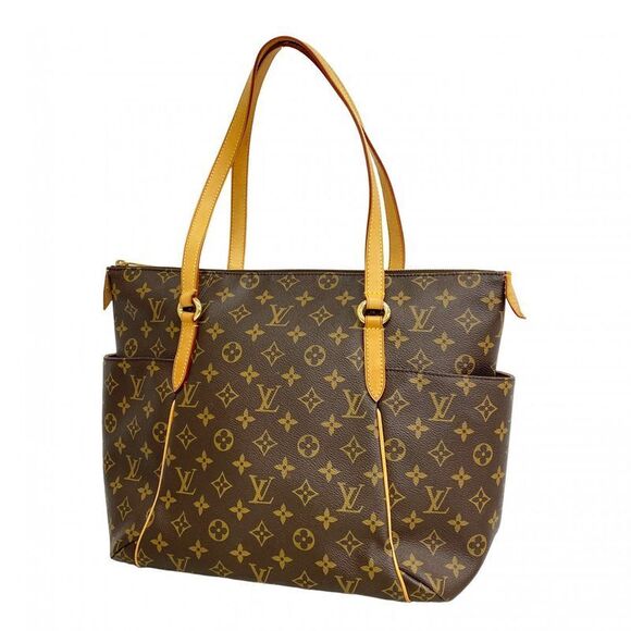 Louis Vuitton Handbags - Louis Vuitton Tote Bag Monogram Totally MM M56689 Brown Women's